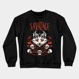 savatage the catanic Crewneck Sweatshirt